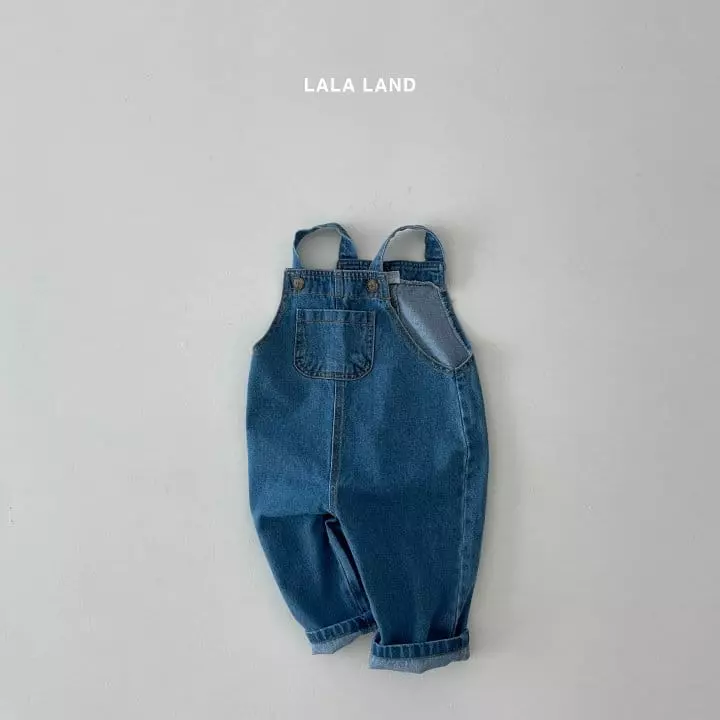 Lalaland - Korean Children Fashion - #prettylittlegirls - Woodie Dungarees - 5
