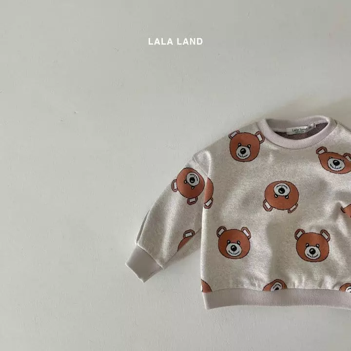 Lalaland - Korean Children Fashion - #prettylittlegirls - Jacquard Bear Sweatshirt - 7