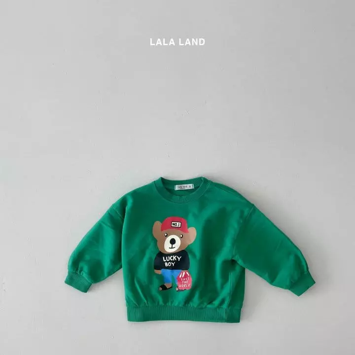 Lalaland - Korean Children Fashion - #prettylittlegirls - Lucky Boy Sweatshirt - 6