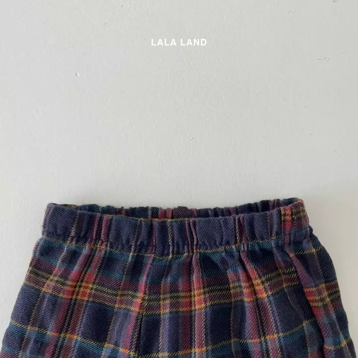 Lalaland - Korean Children Fashion - #stylishchildhood - Nell Check Pants - 10