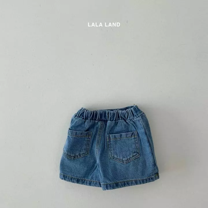Lalaland - Korean Children Fashion - #stylishchildhood - Denim Skirt Pants - 9