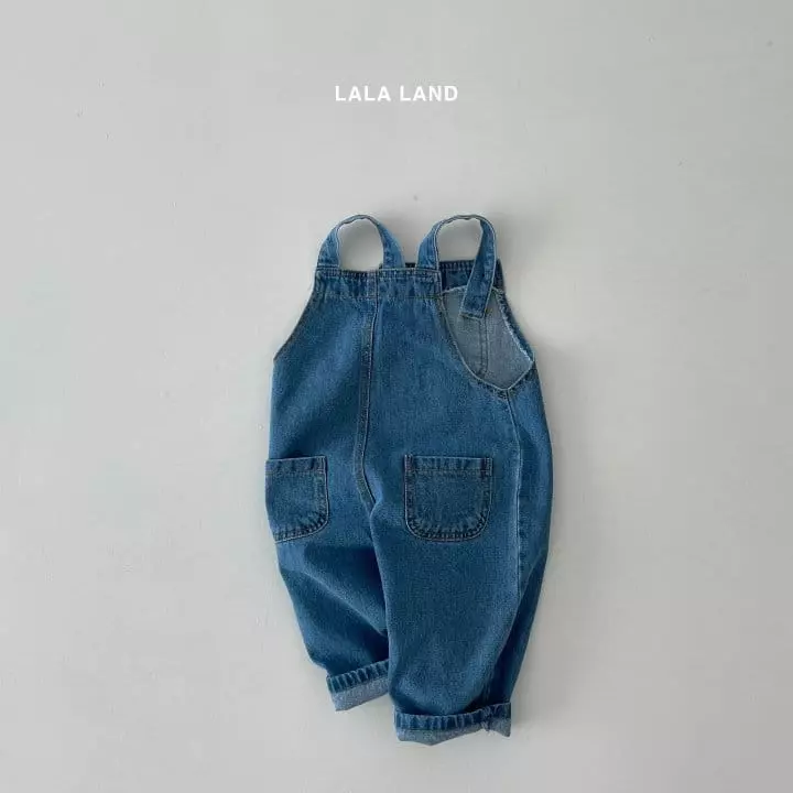 Lalaland - Korean Children Fashion - #stylishchildhood - Woodie Dungarees - 8