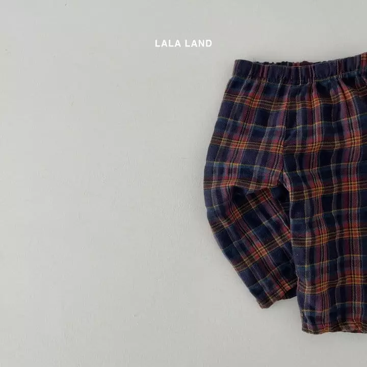 Lalaland - Korean Children Fashion - #toddlerclothing - Nell Check Pants - 9