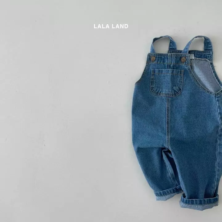 Lalaland - Korean Children Fashion - #toddlerclothing - Woodie Dungarees - 7