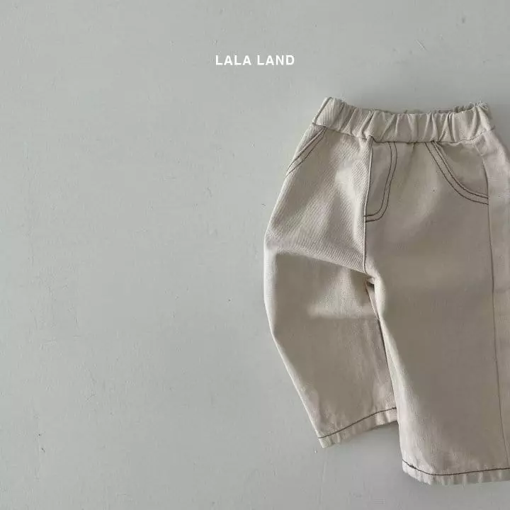 Lalaland - Korean Children Fashion - #toddlerclothing - Circle Baggy Pants - 5