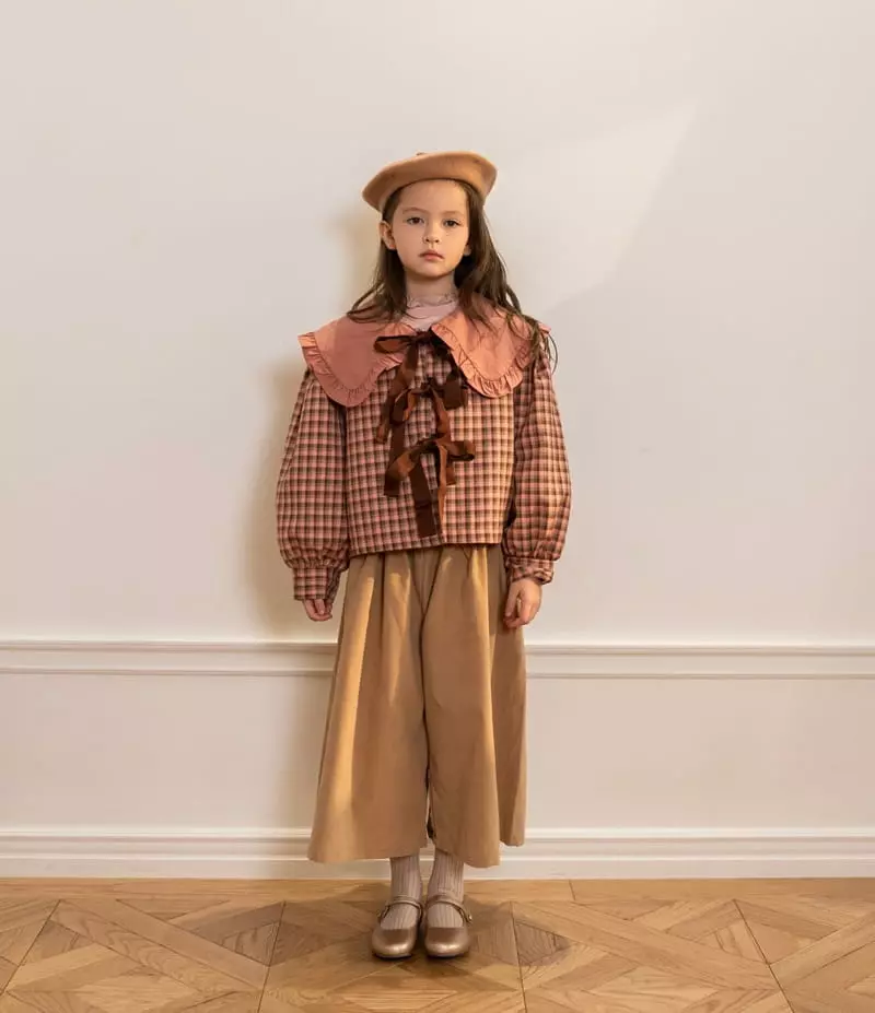 Le Bev - Korean Children Fashion - #Kfashion4kids - Check Ribbon Jacket - 7