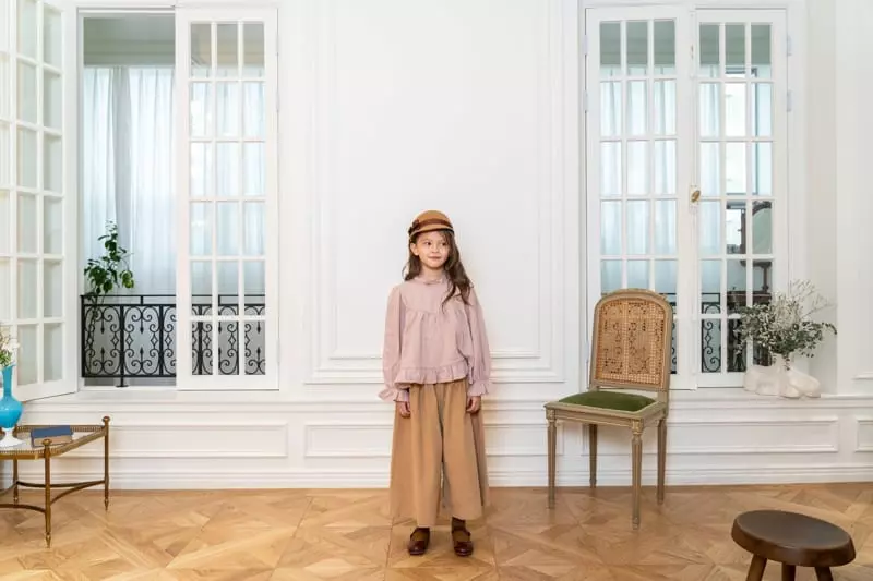 Le Bev - Korean Children Fashion - #kidsshorts - Metal Stripes Blouse - 5