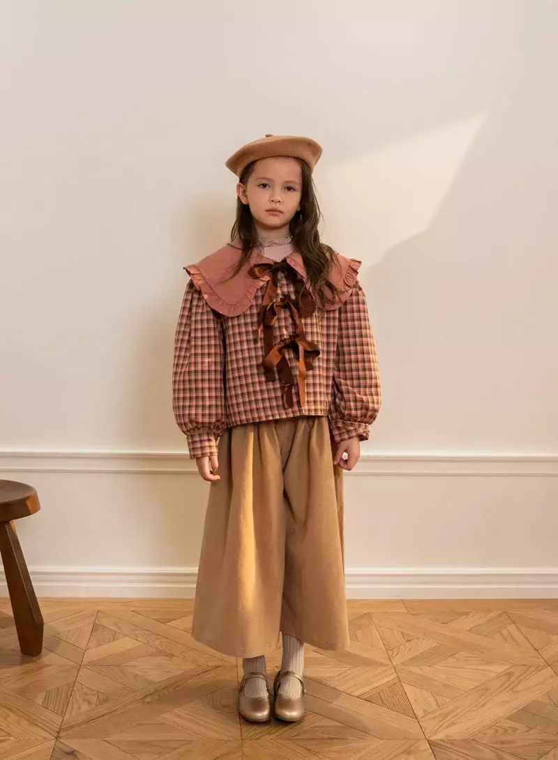 Le Bev - Korean Children Fashion - #fashionkids - Check Ribbon Jacket - 4
