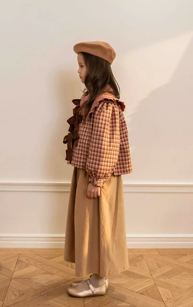 Le Bev - Korean Children Fashion - #kidsstore - Check Ribbon Jacket - 5