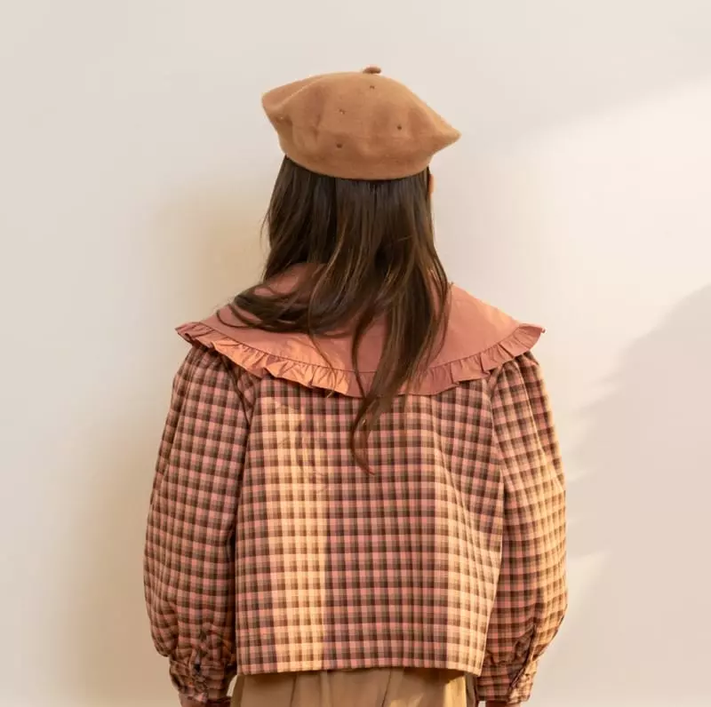 Le Bev - Korean Children Fashion - #kidzfashiontrend - Check Ribbon Jacket - 6