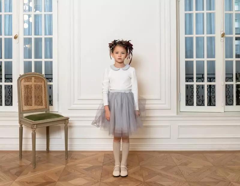 Le Bev - Korean Children Fashion - #littlefashionista - Lilly Collar Tee - 7