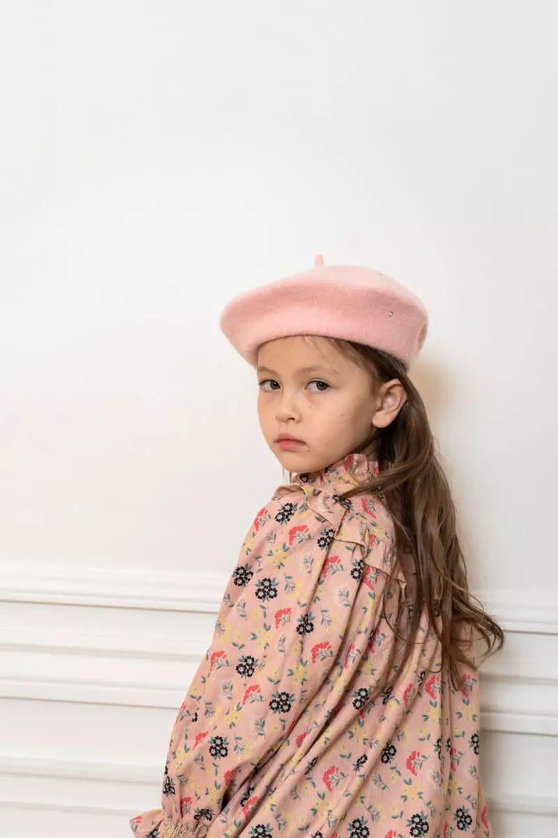 Le Bev - Korean Children Fashion - #littlefashionista - Flower Corduroy One-piece - 6