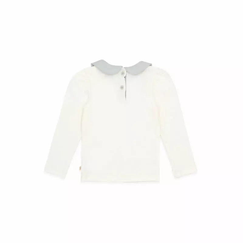Le Bev - Korean Children Fashion - #minifashionista - Lilly Collar Tee - 9