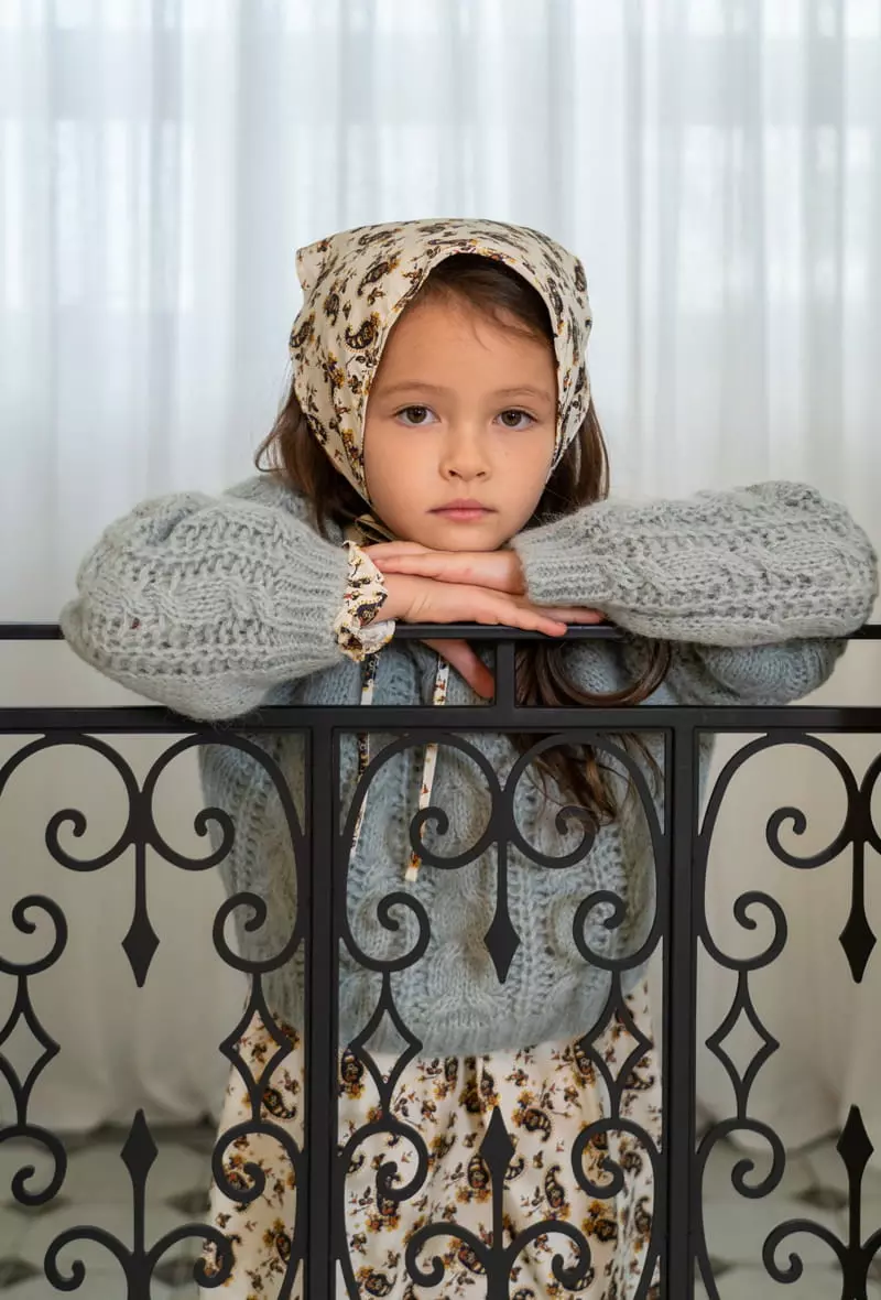 Le Bev - Korean Children Fashion - #prettylittlegirls - Candy Crop Knit - 10