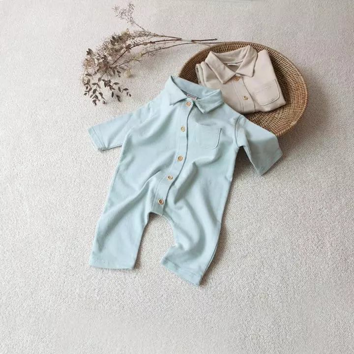 Lemonade - Korean Baby Fashion - #babyboutique - Muzi Collar Bodysuit - 10