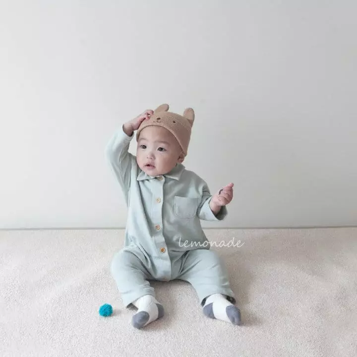 Lemonade - Korean Baby Fashion - #babyboutique - Muzi Collar Bodysuit - 11