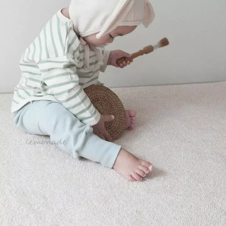 Lemonade - Korean Baby Fashion - #onlinebabyshop - Piping Striprs Tee - 4