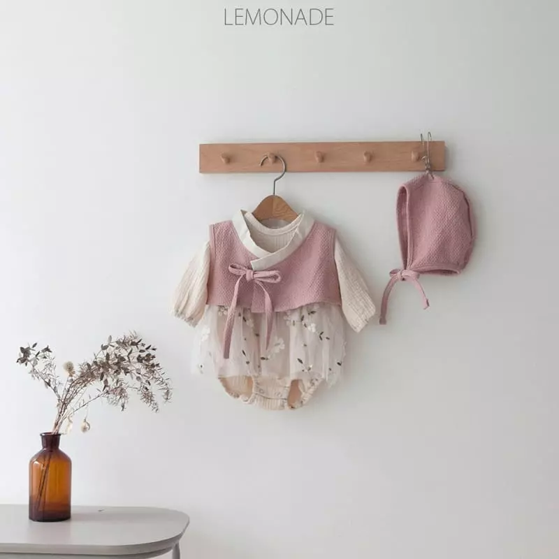 Lemonade - Korean Baby Fashion - #babyboutiqueclothing - Urban Hanbok Bodysuit Set