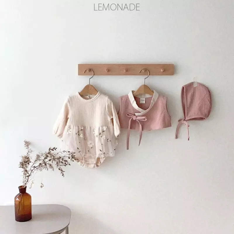 Lemonade - Korean Baby Fashion - #babyclothing - Urban Hanbok Bodysuit Set - 2