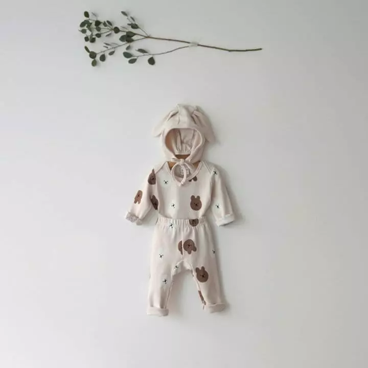 Lemonade - Korean Baby Fashion - #babylifestyle - Rabbit Top Bottom Set - 12