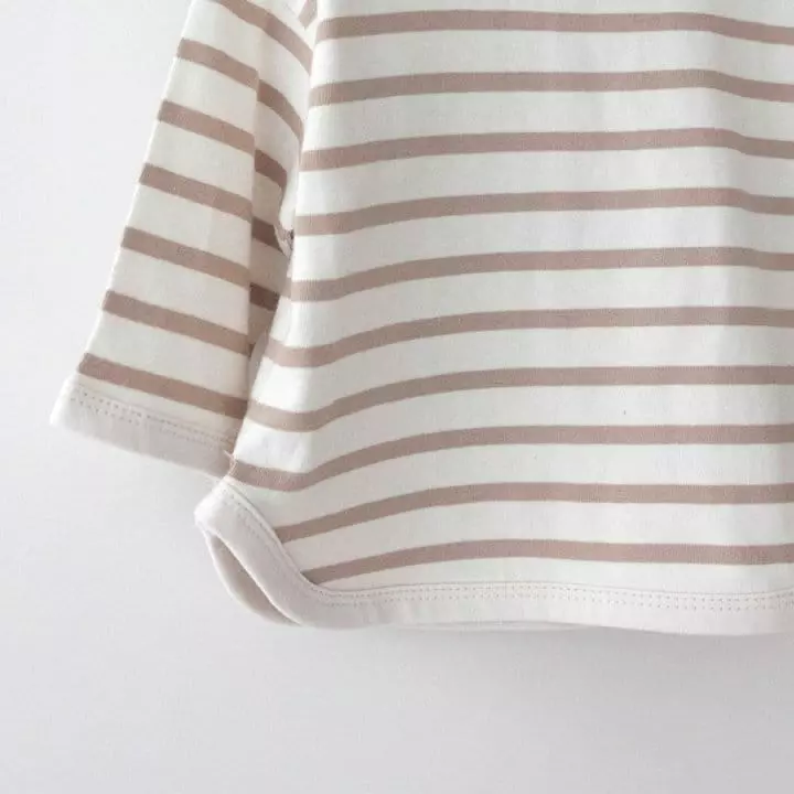 Lemonade - Korean Baby Fashion - #babylifestyle - Piping Striprs Tee - 11