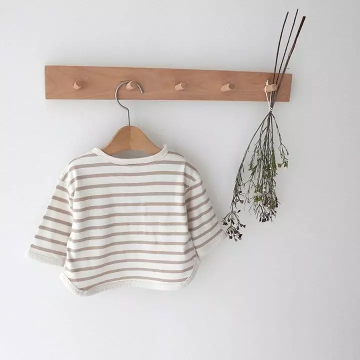 Lemonade - Korean Baby Fashion - #babyoninstagram - Piping Striprs Tee - 12