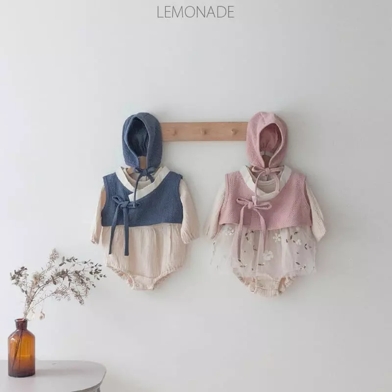 Lemonade - Korean Baby Fashion - #babyootd - Urban Hanbok Bodysuit Set - 8