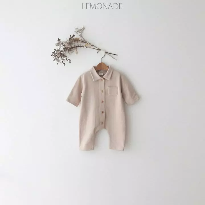 Lemonade - Korean Baby Fashion - #babyoninstagram - Muzi Collar Bodysuit - 4