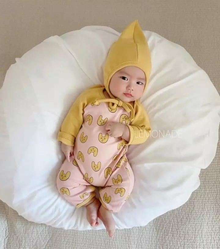 Lemonade - Korean Baby Fashion - #babyootd - Love Bodysuit