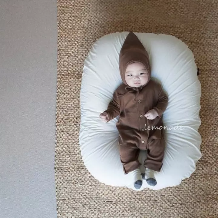 Lemonade - Korean Baby Fashion - #babyoutfit - Peanuts Romper with Hat - 12