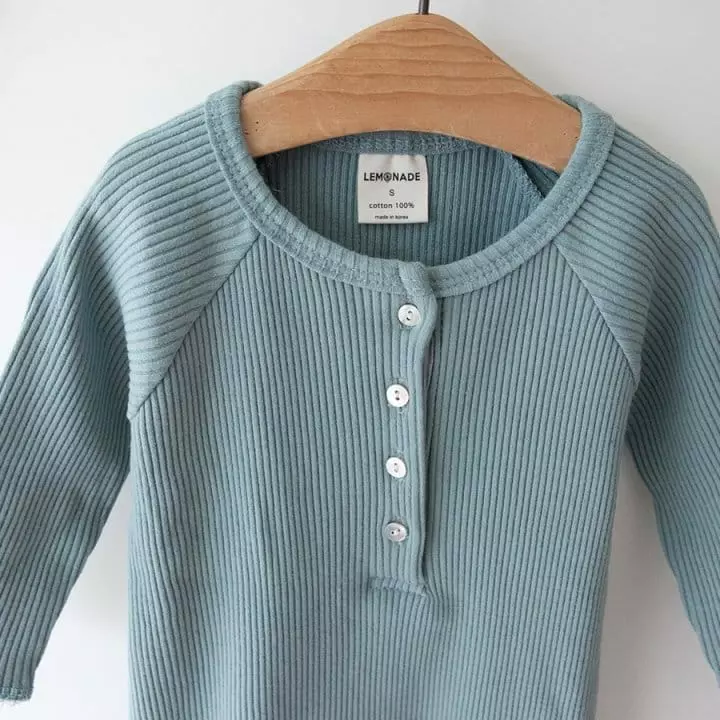Lemonade - Korean Baby Fashion - #babyoutfit - Rib Bodysuit - 9