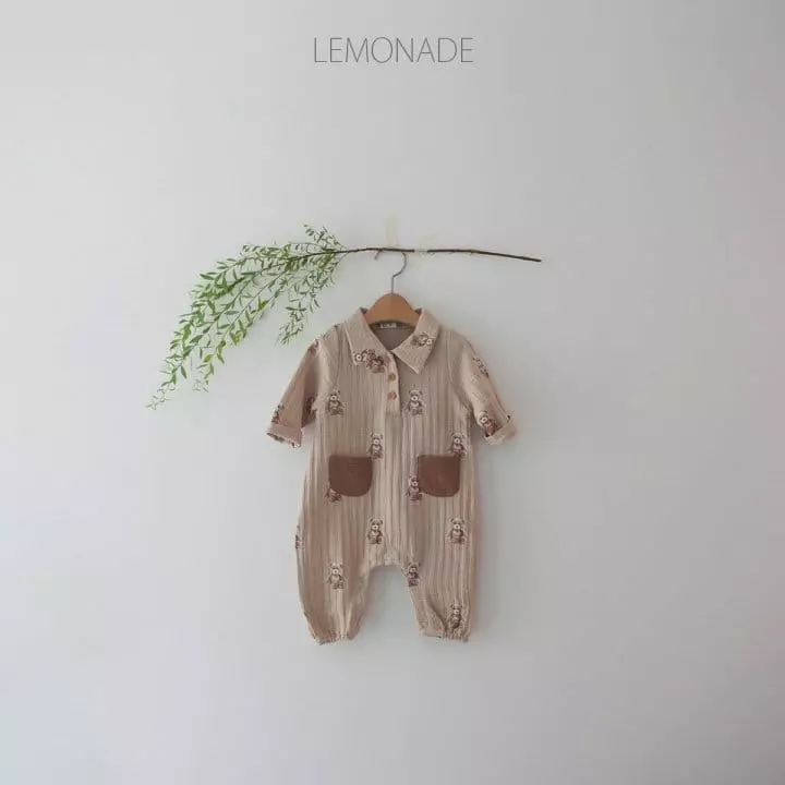 Lemonade - Korean Baby Fashion - #babywear - Stick Bear Bodysuit - 6