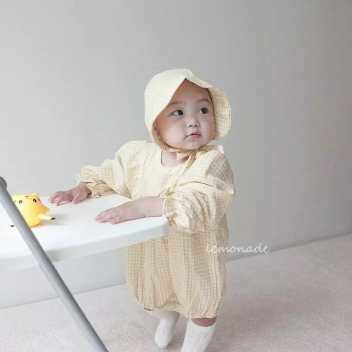 Lemonade - Korean Baby Fashion - #onlinebabyboutique - Egg Corn Bodysuit - 12