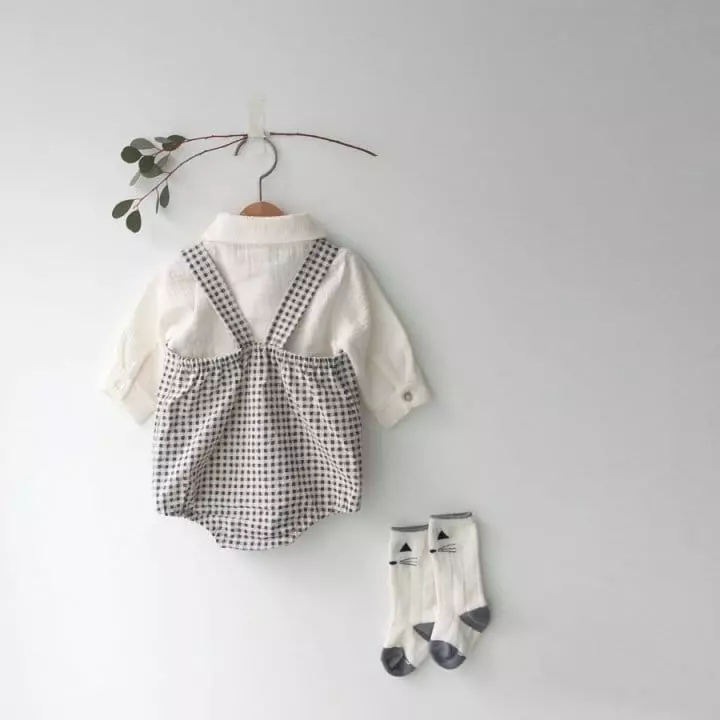 Lemonade - Korean Baby Fashion - #onlinebabyboutique - Milkiss Dungarees - 9