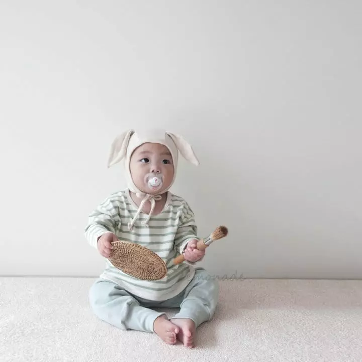 Lemonade - Korean Baby Fashion - #onlinebabyboutique - Piping Striprs Tee - 2