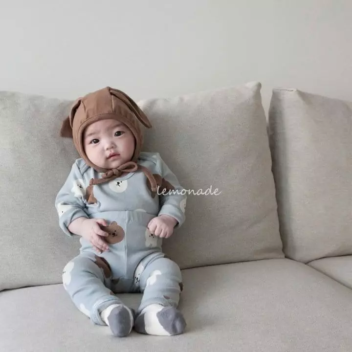 Lemonade - Korean Baby Fashion - #onlinebabyboutique - Rabbit Top Bottom Set - 4