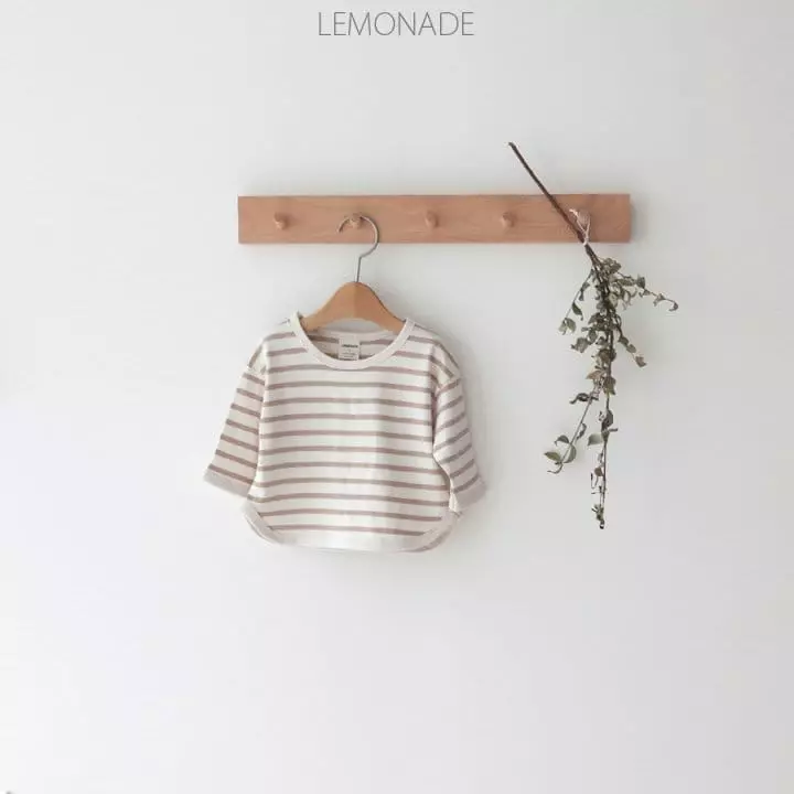 Lemonade - Korean Baby Fashion - #onlinebabyshop - Piping Striprs Tee - 3