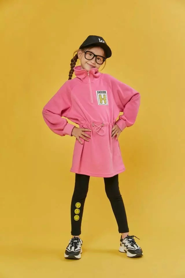 Lilas - Korean Children Fashion - #childofig - One Top Zipper Long Tee - 5