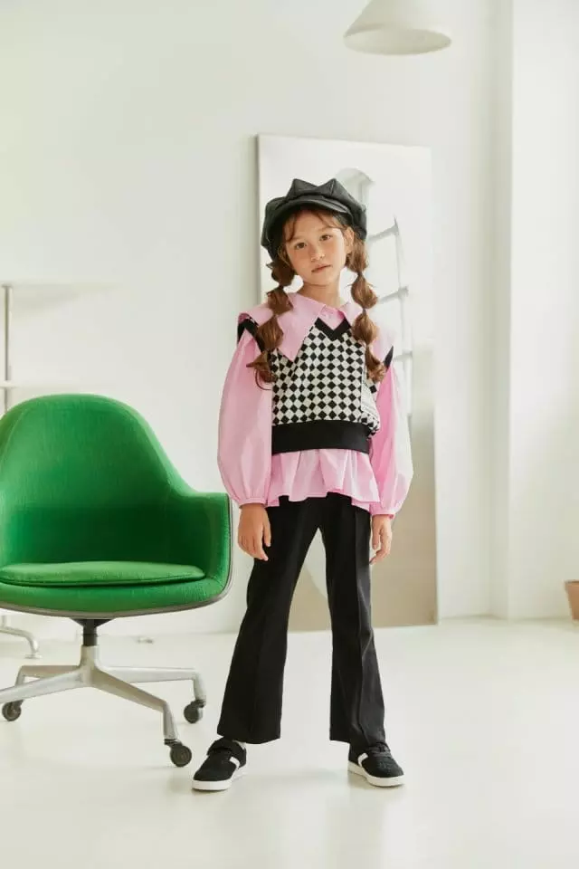 Lilas - Korean Children Fashion - #childrensboutique - Thank You Crop Vest - 10