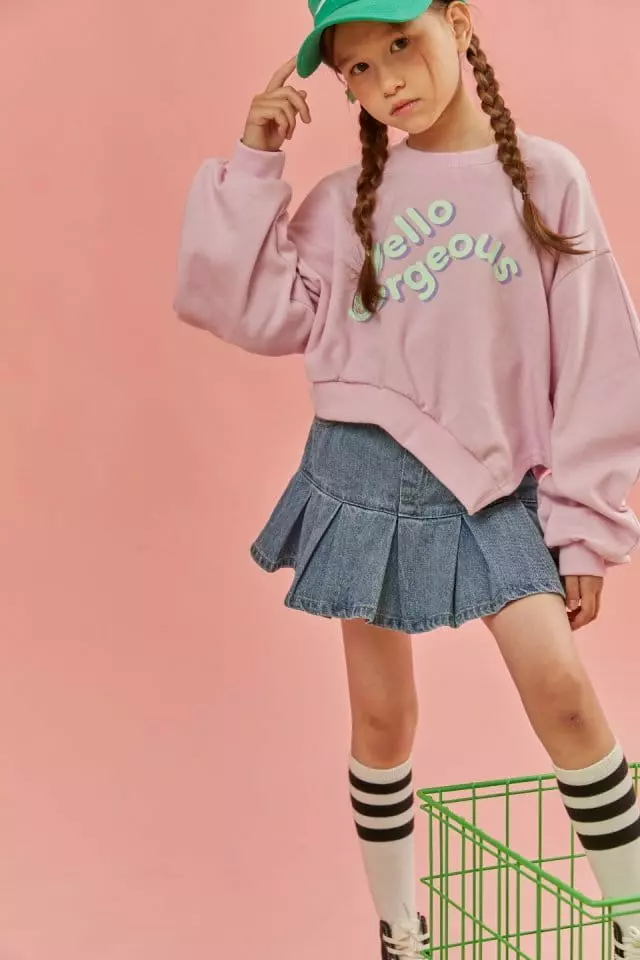 Lilas - Korean Children Fashion - #fashionkids - Roll Crop Tee