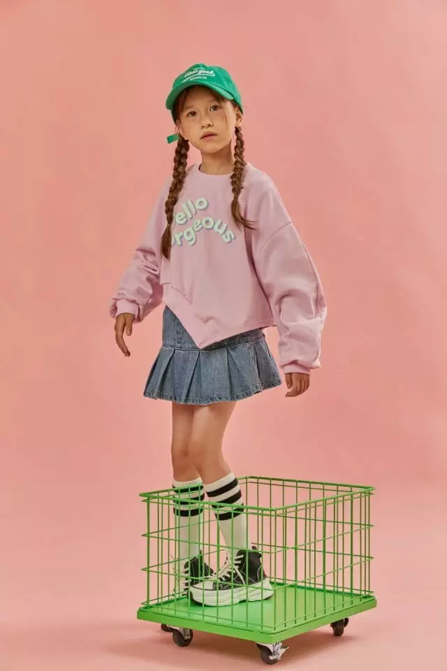 Lilas - Korean Children Fashion - #kidsshorts - Roll Crop Tee - 2