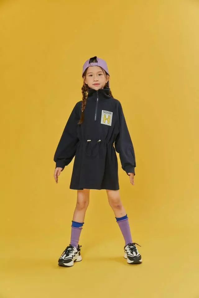 Lilas - Korean Children Fashion - #kidsstore - One Top Zipper Long Tee - 11