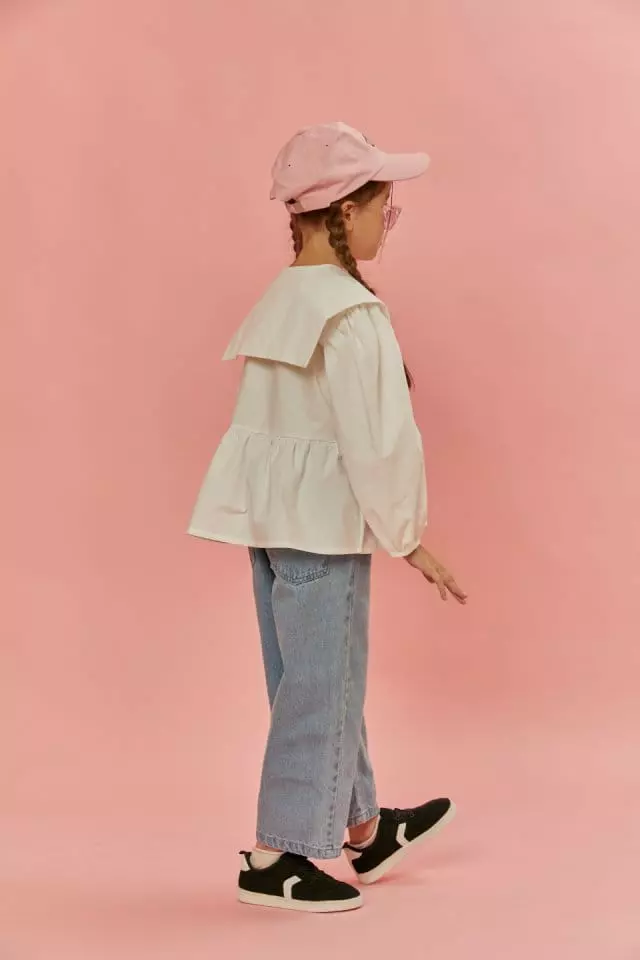 Lilas - Korean Children Fashion - #kidsstore - Denim Straight Pants - 8