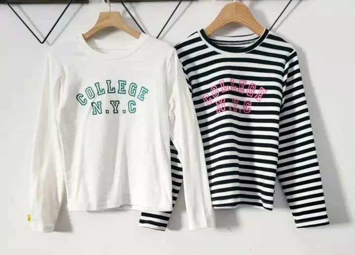 Lilas - Korean Children Fashion - #kidsstore - Span Basic Tee - 7