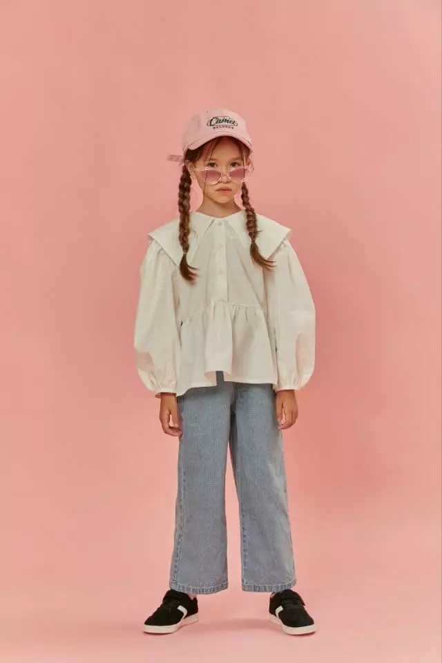 Lilas - Korean Children Fashion - #kidzfashiontrend - Denim Straight Pants - 9