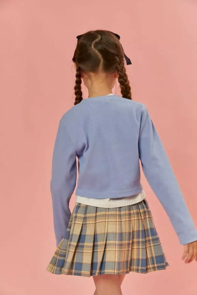 Lilas - Korean Children Fashion - #kidzfashiontrend - Rib Cardigan