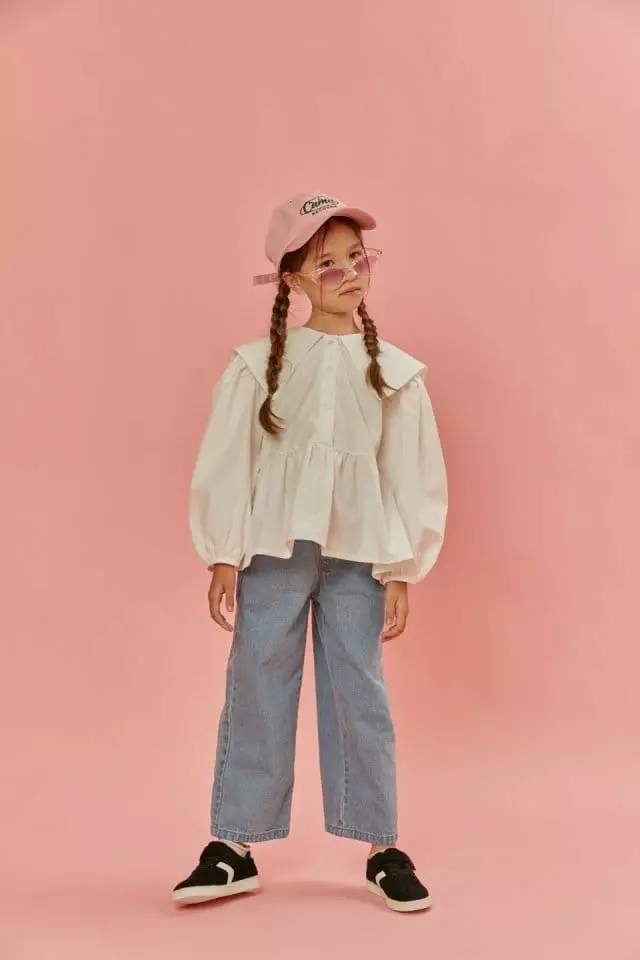 Lilas - Korean Children Fashion - #littlefashionista - Denim Straight Pants - 11