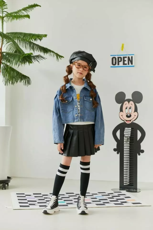 Lilas - Korean Children Fashion - #minifashionista - Denim Jacket - 2