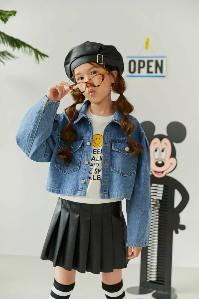 Lilas - Korean Children Fashion - #prettylittlegirls - Denim Jacket - 3