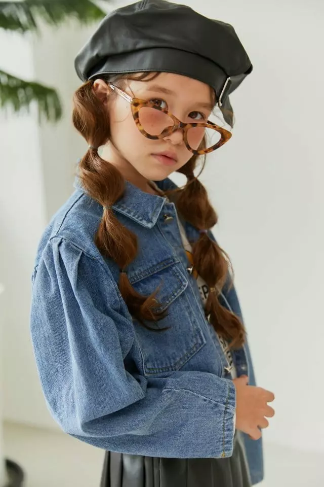 Lilas - Korean Children Fashion - #toddlerclothing - Denim Jacket - 5